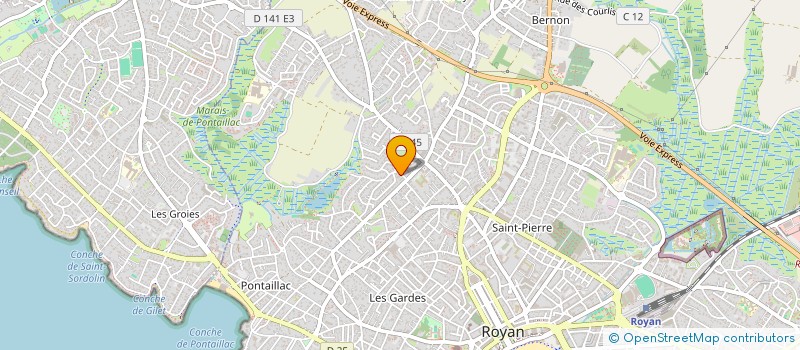 localisation de l'entreprise MONSIEUR CYRILLE FIORETTI  ROYAN