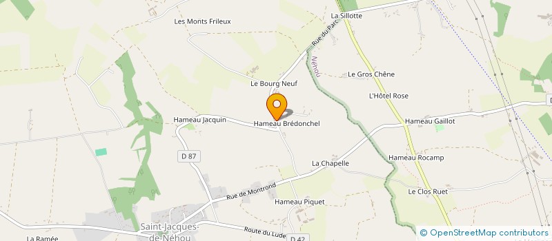 localisation de l'entreprise MONSIEUR CYRILLE FLEURY  SAINT-JACQUES-DE-NEHOU