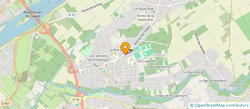 localisation de l'entreprise MONSIEUR CYRILLE FORTAT à VINEUIL