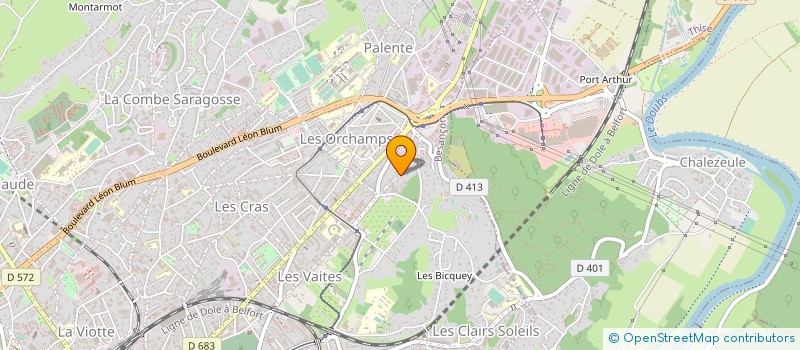 localisation de l'entreprise MONSIEUR CYRILLE FOUILLOUX  BESANCON
