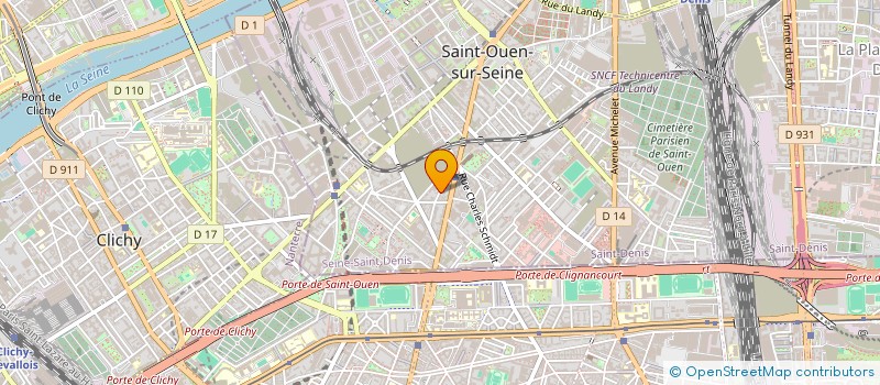 localisation de l'entreprise MONSIEUR CYRILLE FOURMY à SAINT-OUEN-SUR-SEINE