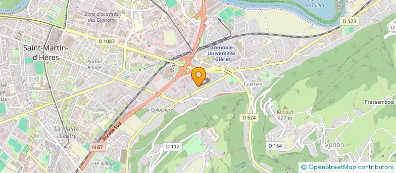 localisation de l'entreprise MONSIEUR CYRILLE FRAISSE  GIERES