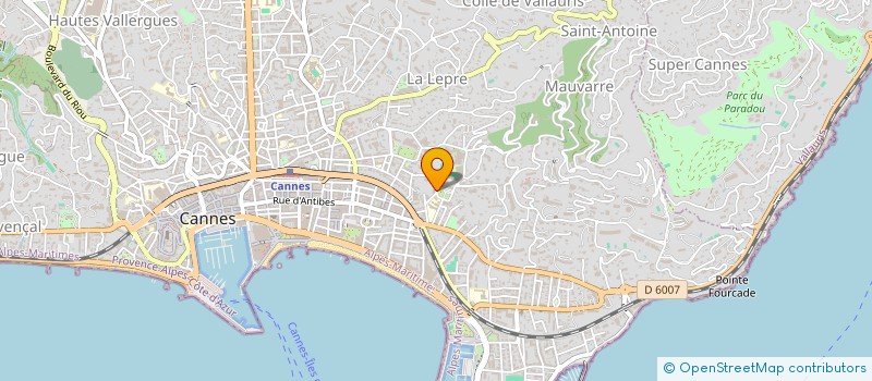localisation de l'entreprise MONSIEUR CYRILLE FRENOY à CANNES