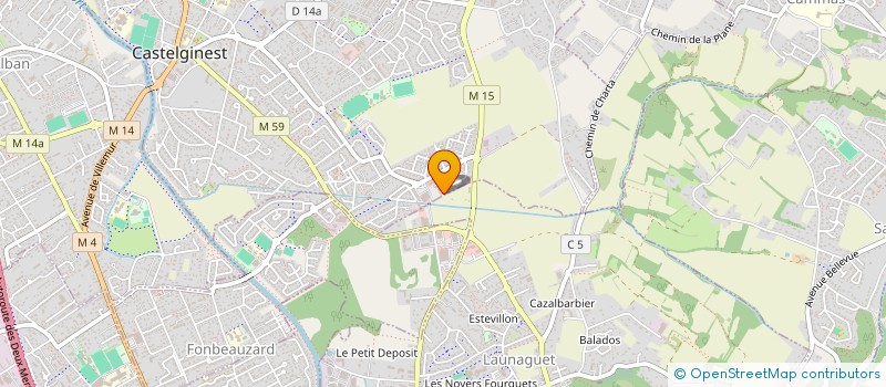 localisation de l'entreprise MONSIEUR CYRILLE GABALDON  CASTELGINEST