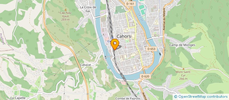 localisation de l'entreprise MONSIEUR CYRILLE GALLET  CAHORS