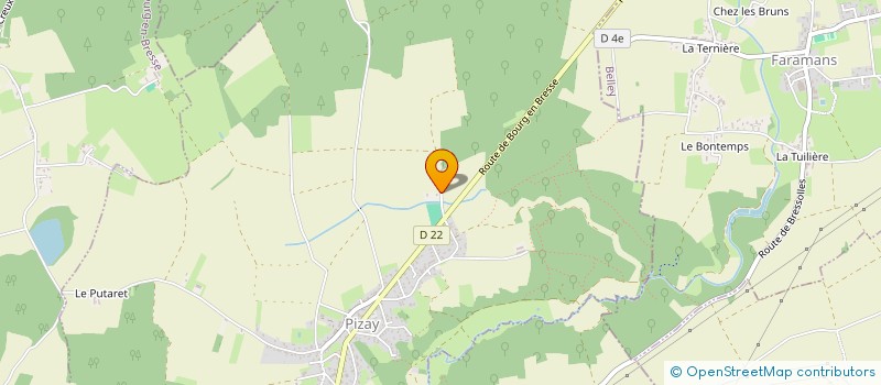 localisation de l'entreprise MONSIEUR CYRILLE GARRIGOS  PIZAY