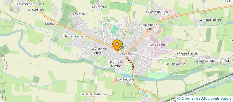 localisation de l'entreprise MONSIEUR CYRILLE GAUDIN à LOIREAUXENCE