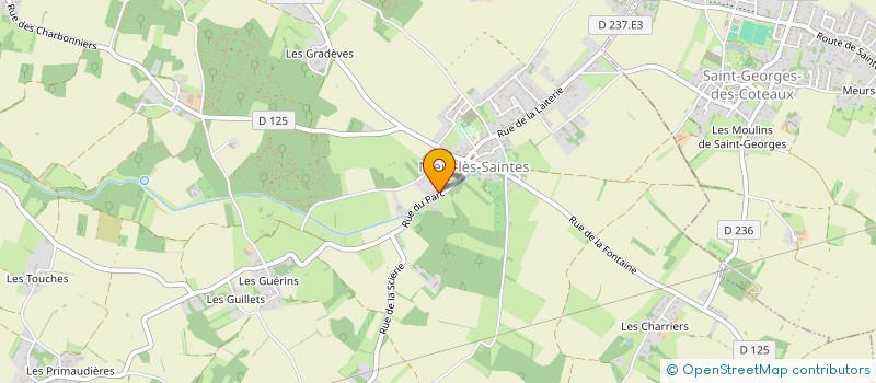 localisation de l'entreprise MONSIEUR CYRILLE GAULTIER  NIEUL-LES-SAINTES