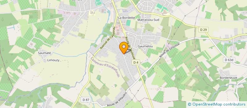 localisation de l'entreprise MONSIEUR CYRILLE GERARDIN  FRONTON