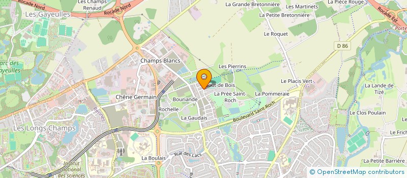 localisation de l'entreprise MONSIEUR CYRILLE GICQUEL  CESSON-SEVIGNE