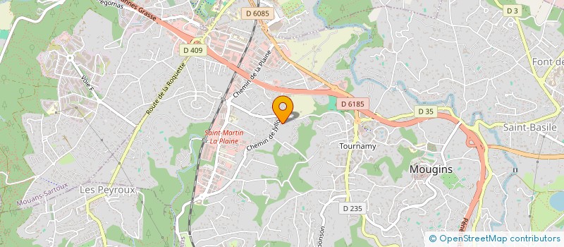 localisation de l'entreprise MONSIEUR CYRILLE GNUTTI à MOUGINS