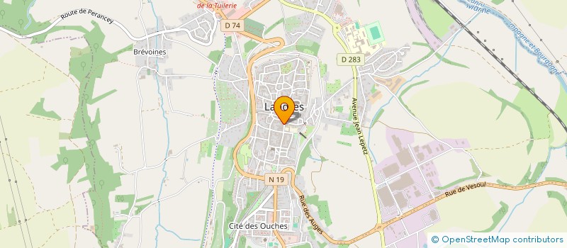 localisation de l'entreprise MONSIEUR CYRILLE GOLDMANN à LANGRES