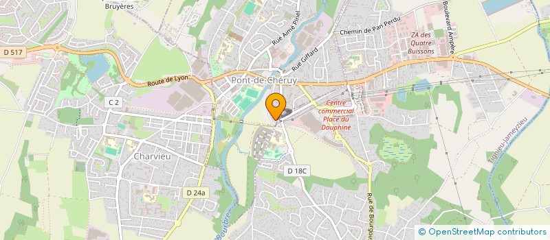 localisation de l'entreprise MONSIEUR CYRILLE GONZALEZ  PONT-DE-CHERUY