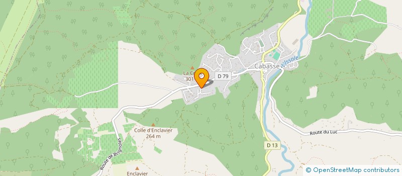 localisation de l'entreprise MONSIEUR CYRILLE GOUSSE  CABASSE