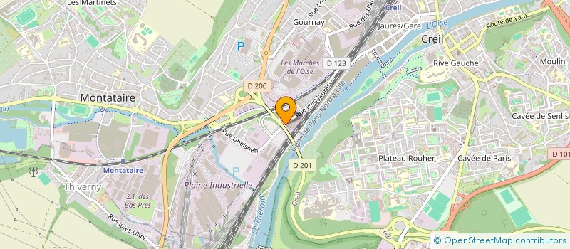 localisation de l'entreprise MONSIEUR CYRILLE GRAND  MONTATAIRE