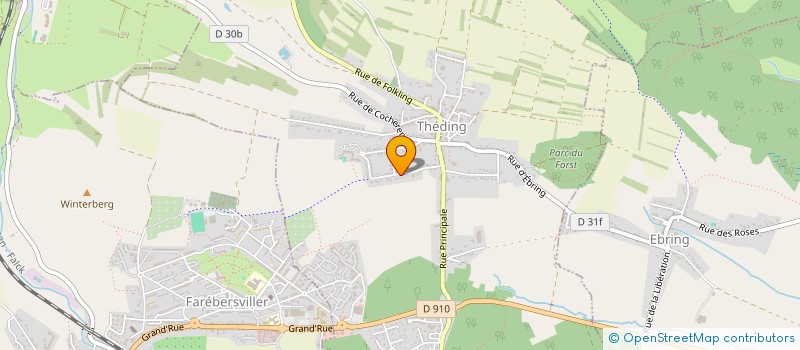 localisation de l'entreprise MONSIEUR CYRILLE GRAUSEM  THEDING