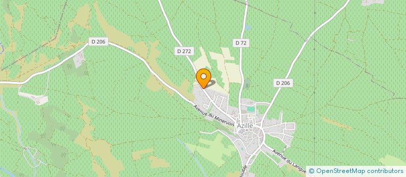 localisation de l'entreprise MONSIEUR CYRILLE GROS  AZILLE