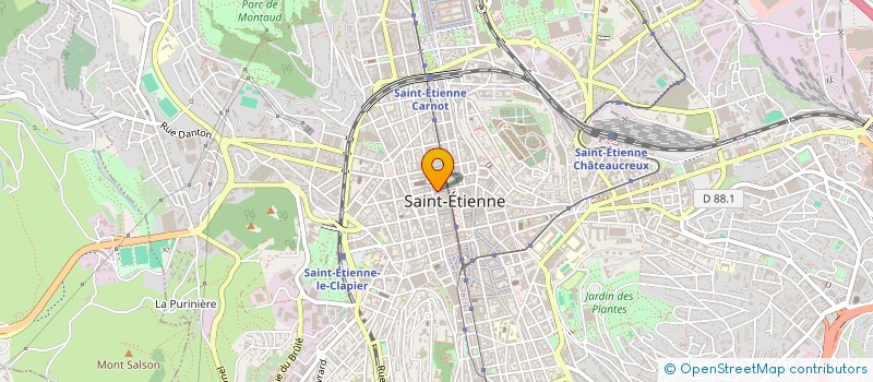 localisation de l'entreprise MONSIEUR CYRILLE GROS  SAINT-ETIENNE