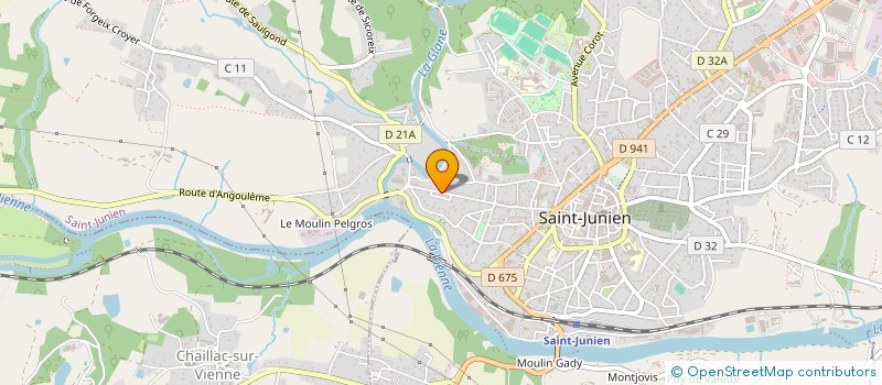 localisation de l'entreprise MONSIEUR CYRILLE GRZESKOWIAK à SAINT-JUNIEN