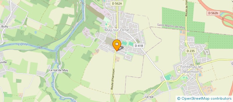 localisation de l'entreprise MONSIEUR CYRILLE GUELLE  MAY-SUR-ORNE