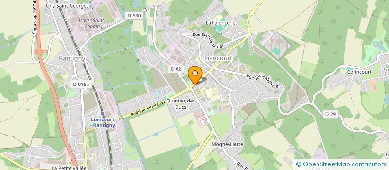 localisation de l'entreprise MONSIEUR CYRILLE GUERET  LIANCOURT