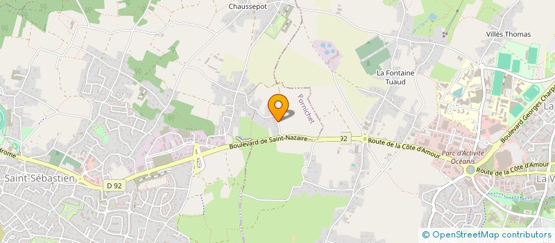 localisation de l'entreprise MONSIEUR CYRILLE GUERIF  PORNICHET