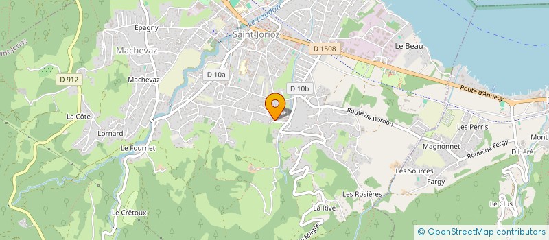 localisation de l'entreprise MONSIEUR CYRILLE GUEUGNON  SAINT-JORIOZ