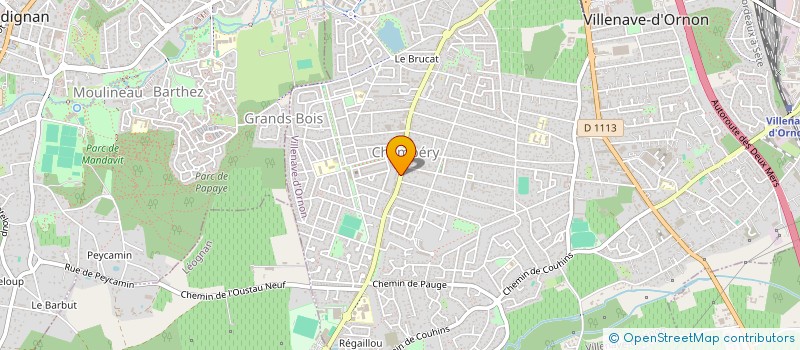 localisation de l'entreprise MONSIEUR CYRILLE GUICHETEAU à VILLENAVE-D'ORNON