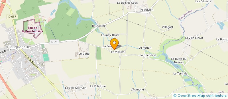 localisation de l'entreprise MONSIEUR CYRILLE GUILLARD  PLEUGUENEUC