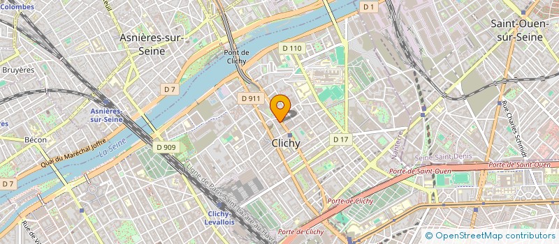 localisation de l'entreprise MONSIEUR CYRILLE GUILLERMOU à CLICHY