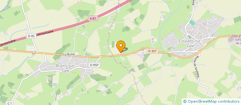 localisation de l'entreprise MONSIEUR CYRILLE GUILLOT  COULANS SUR GEE