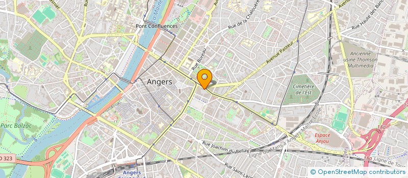 localisation de l'entreprise MONSIEUR CYRILLE GUILLOU à ANGERS