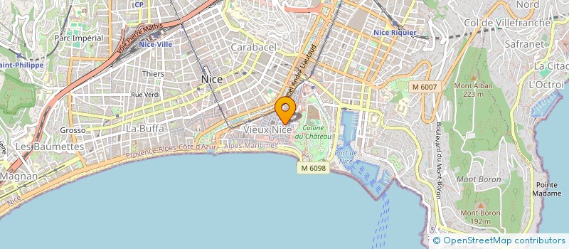 localisation de l'entreprise MONSIEUR CYRILLE HABIS  NICE