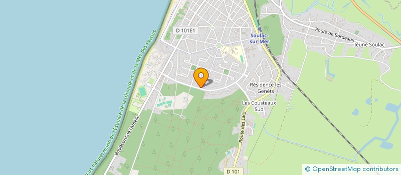 localisation de l'entreprise MONSIEUR CYRILLE HANY  SOULAC-SUR-MER