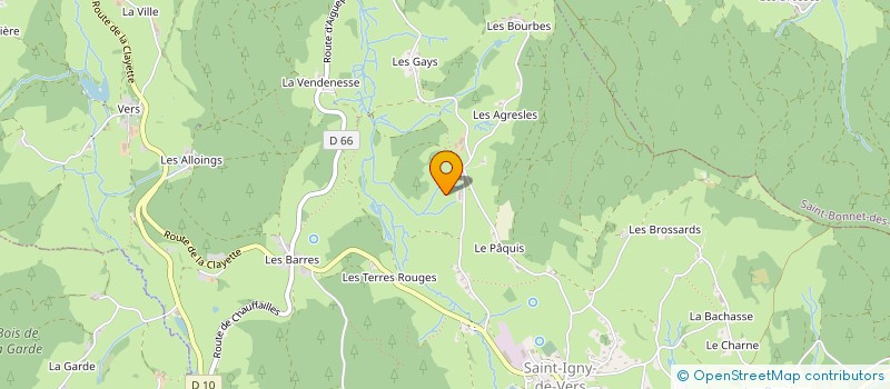 localisation de l'entreprise MONSIEUR CYRILLE HENRYS D AUBIGNY D ESMYARDS  AIGUEPERSE