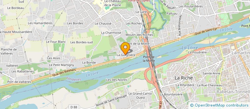 localisation de l'entreprise MONSIEUR CYRILLE HOARAU  FONDETTES