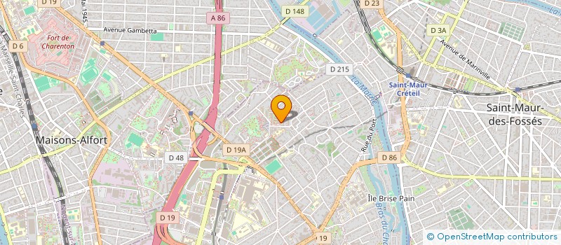 localisation de l'entreprise MONSIEUR CYRILLE HOAREAU  CRETEIL