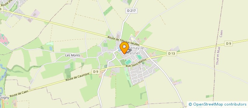 localisation de l'entreprise MONSIEUR CYRILLE HOUEL  FONTENAY-LE-PESNEL