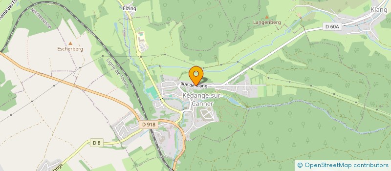 localisation de l'entreprise MONSIEUR CYRILLE HUGO  KEDANGE-SUR-CANNER