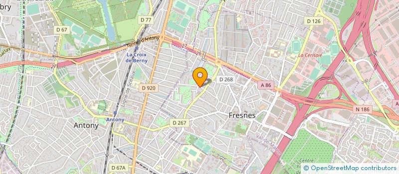 localisation de l'entreprise MONSIEUR CYRILLE IBANEZ à ANTONY