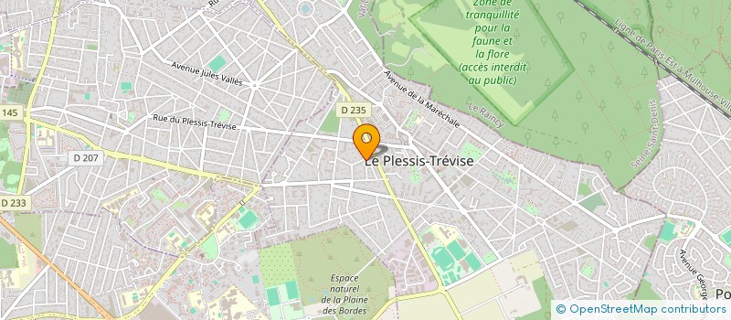 localisation de l'entreprise MONSIEUR CYRILLE JEANTELLET  LE PLESSIS-TREVISE