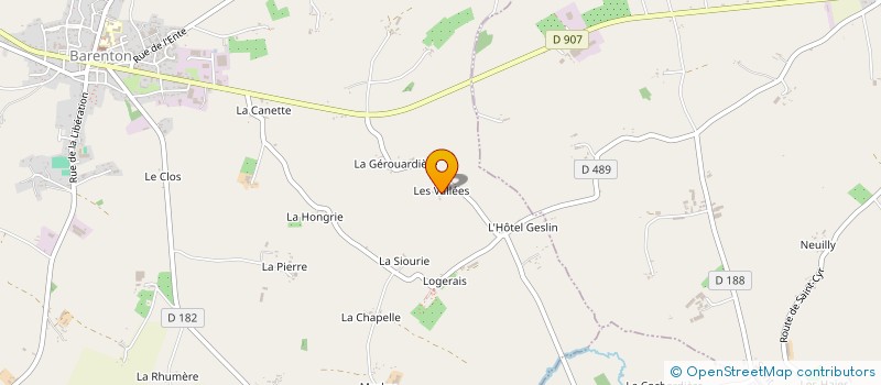 localisation de l'entreprise MONSIEUR CYRILLE JOUIN à BARENTON