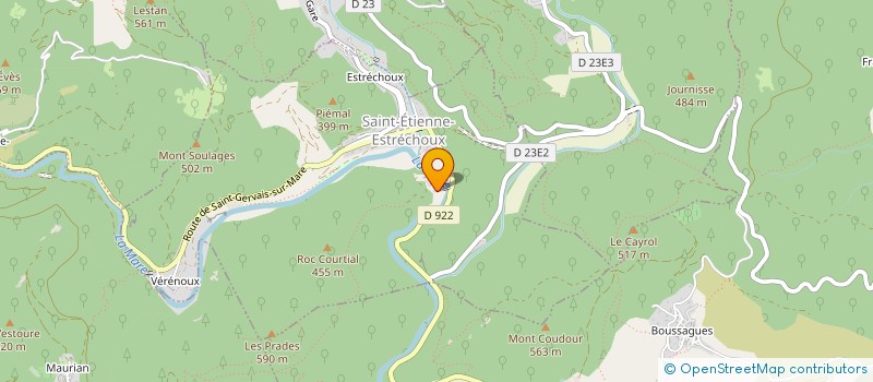 localisation de l'entreprise MONSIEUR CYRILLE JOURDAIN  SAINT-ETIENNE-ESTRECHOUX