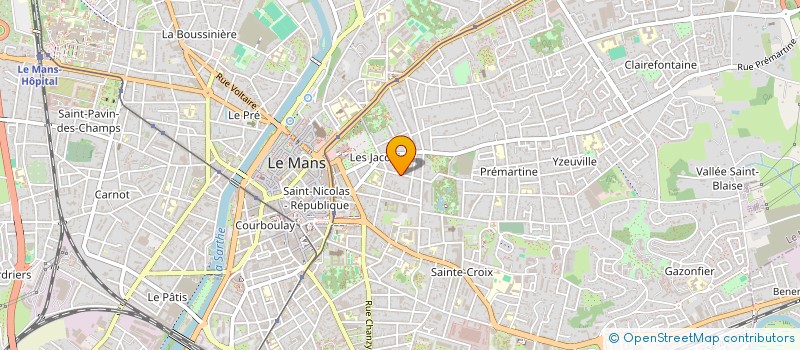 localisation de l'entreprise MONSIEUR CYRILLE JOURDAN à LE MANS