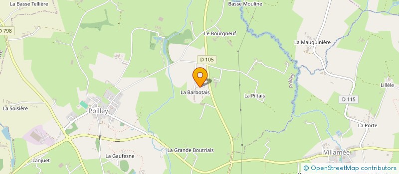 localisation de l'entreprise MONSIEUR CYRILLE JUBAN à POILLEY