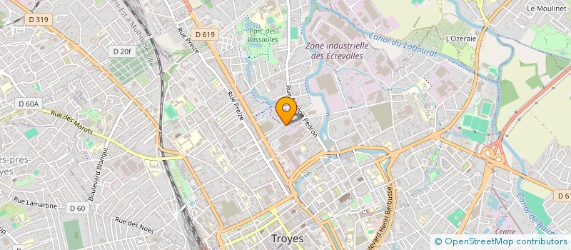 localisation de l'entreprise MONSIEUR CYRILLE JUGNIER  TROYES