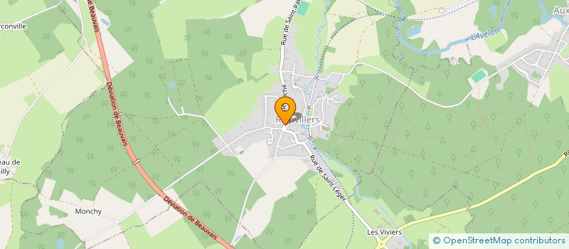 localisation de l'entreprise MONSIEUR CYRILLE JULIEN  RAINVILLERS