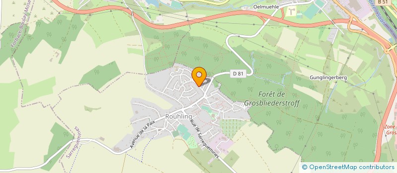 localisation de l'entreprise MONSIEUR CYRILLE KARMANN  ROUHLING