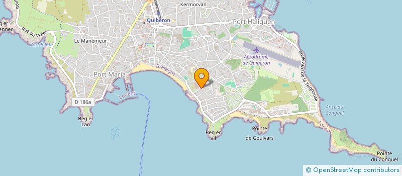 localisation de l'entreprise MONSIEUR CYRILLE KARQUEL à QUIBERON