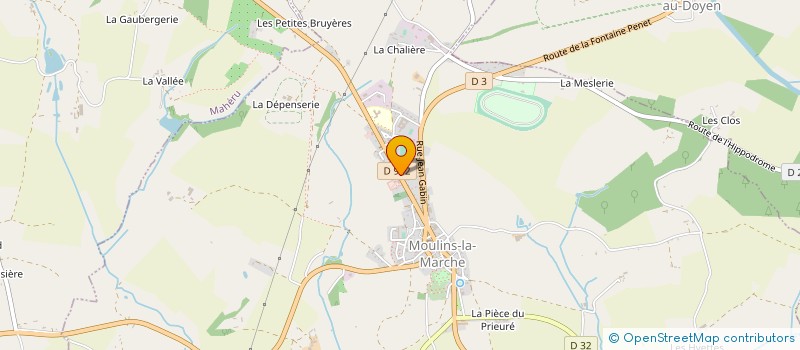 localisation de l'entreprise MONSIEUR CYRILLE KERVESTIN à MOULINS-LA-MARCHE